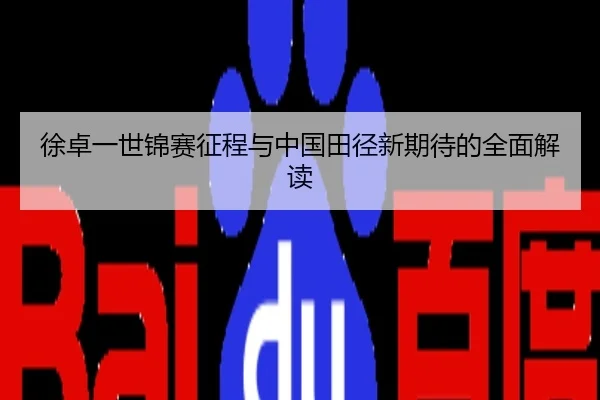 徐卓一世锦赛征程与中国田径新期待的全面解读